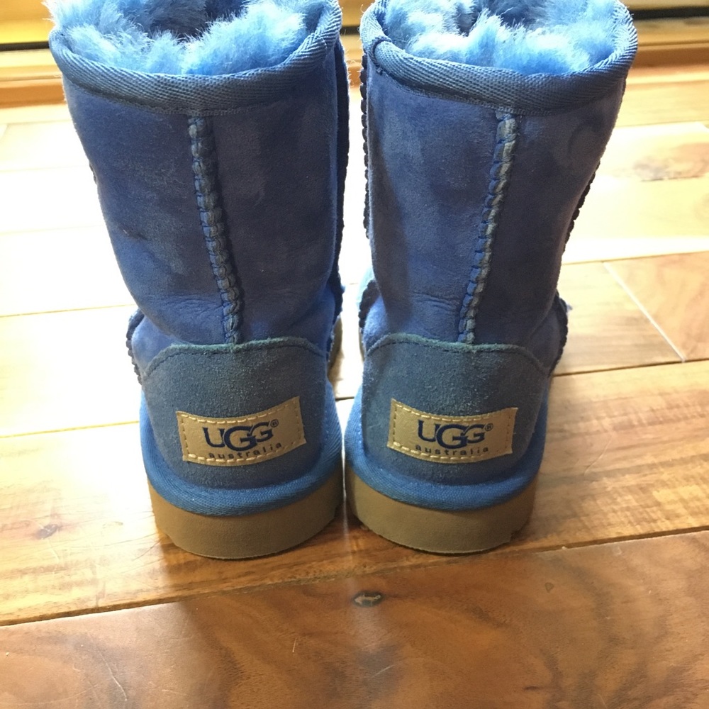 Blue UGG boots girls size 10